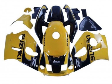 Großhandel Suzuki GSXR 600 / GSXR 750 Motorrad Verkleidung 1996-2000 - Gelb Schwarz