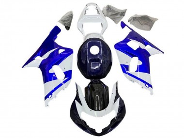 Großhandel Suzuki GSXR 600 / GSXR 750 Motorrad Verkleidung 2001-2003 - Weiss Blau Schwarz