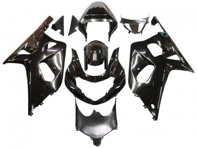Großhandel Suzuki GSXR 600 / GSXR 750 Motorrad Verkleidung 2001-2003 - Metallisch Schwarz