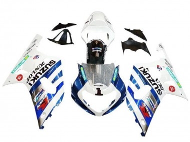 Großhandel Suzuki GSXR 600 / GSXR 750 Motorrad Verkleidung 2001-2003 - Weiss Blau Streifen Rot Schwarz