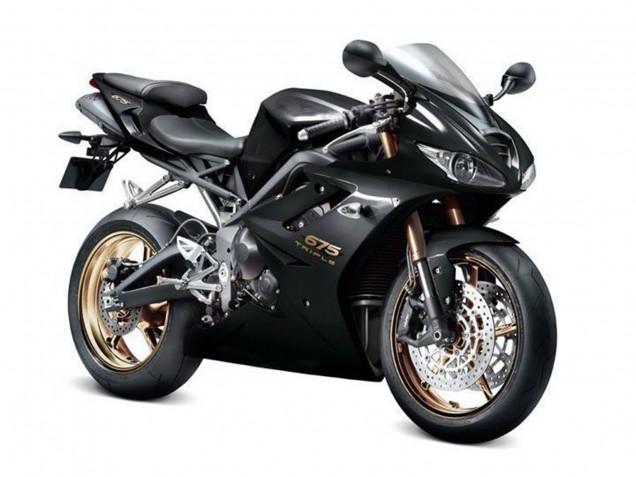 Großhandel Triumph Daytona 675 Triple Motorrad Verkleidung 2009-2012 - Glanzendes Schwarz