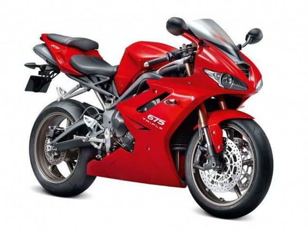 Großhandel Triumph Daytona 675 Triple Motorrad Verkleidung 2009-2012 - Rot