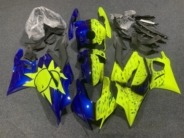 Großhandel Yamaha YZF R3/R25 Motorrad Verkleidung 2022-2024 - Gelb Blau