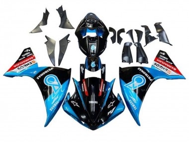 Großhandel Yamaha YZF 1000 R1 Motorrad Verkleidung 2009-2011 - Schwarz Hellblau Rot Petronas