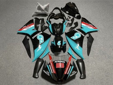 Großhandel Yamaha YZF 1000 R1 Motorrad Verkleidung 2009-2011 - Glanzendes Schwarz Hellblau Rot Petronas