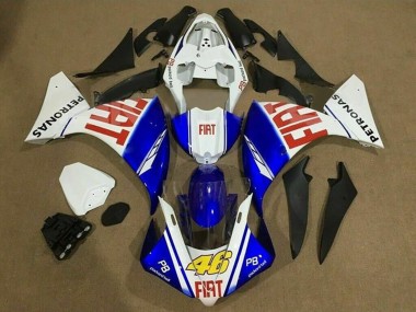 Großhandel Yamaha YZF 1000 R1 Motorrad Verkleidung 2009-2011 - Weiss Blau Rot Fiat Petronas