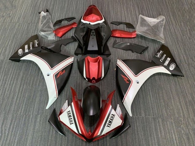 Großhandel Yamaha YZF 1000 R1 Motorrad Verkleidung 2009-2011 - Weiss Rot Matt Schwarz