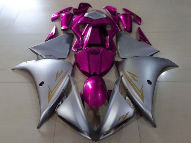 Großhandel Yamaha YZF 1000 R1 Motorrad Verkleidung 2009-2011 - Silber Lila
