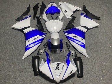 Großhandel Yamaha YZF 1000 R1 Motorrad Verkleidung 2009-2011 - Weiss Blau Silber Schwarz Streifen