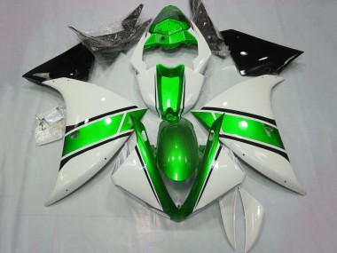Großhandel Yamaha YZF 1000 R1 Motorrad Verkleidung 2009-2011 - Weiss Metallisch Grun Schwarz