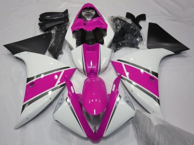 Großhandel Yamaha YZF 1000 R1 Motorrad Verkleidung 2009-2011 - Weiss Rosa Schwarz