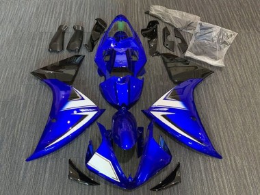 Großhandel Yamaha YZF 1000 R1 Motorrad Verkleidung 2012-2014 - Blau Weiss Schwarz Streifen