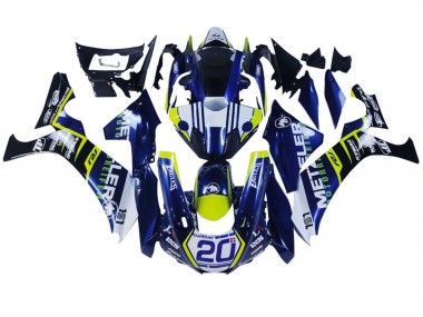 Großhandel Yamaha YZF 1000 R1 Motorrad Verkleidung 2020-2025 - Weiss Blau Gelb Schwarz