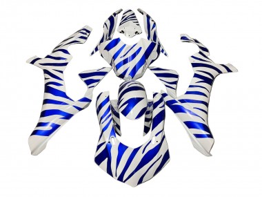 Großhandel Yamaha YZF 1000 R1 Motorrad Verkleidung 2020-2025 - Weiss Blau Zebra