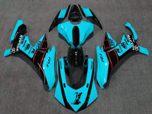 Großhandel Yamaha YZF 1000 R1 Motorrad Verkleidung 2020-2025 - Turkis Blau Rot Glanzendes Schwarz