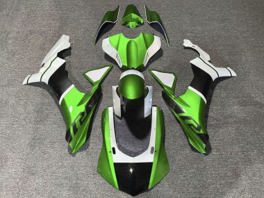 Großhandel Yamaha YZF 1000 R1 Motorrad Verkleidung 2020-2025 - Weiss Grun Kunst Carbonfaser