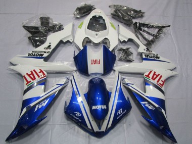 Großhandel Yamaha YZF 1000 R1 Motorrad Verkleidung 2004-2006 - Weiss Blau Rot Fiat Motul