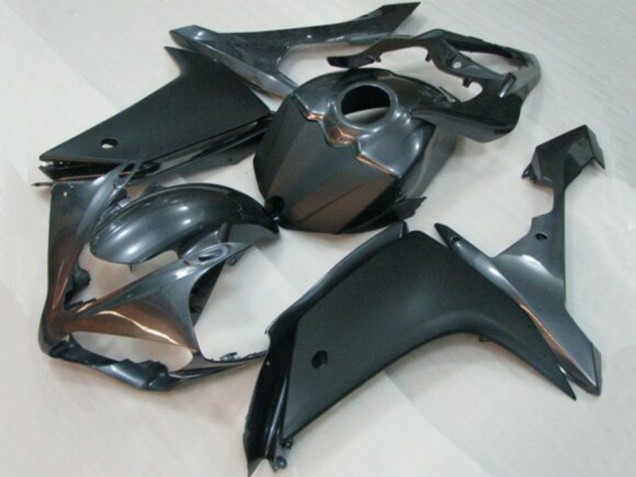 Großhandel Yamaha YZF 1000 R1 Motorrad Verkleidung 2007-2008 - Dunkel Silber Matt Schwarz