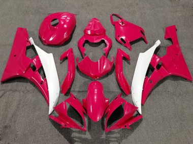 Großhandel Yamaha YZF R6 Motorrad Verkleidung 2006-2007 - Rot Weiss