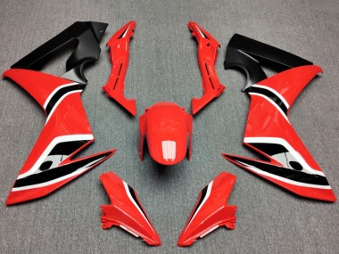 Großhandel Honda CBR650F Motorrad Verkleidung 2014-2016 - Rot Matt Schwarz