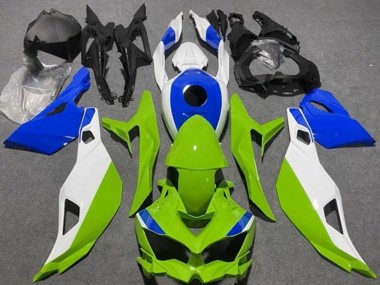 Großhandel Kawasaki ZX4R ZX-4RR Motorrad Verkleidung 2019-2025 - Weiss Blau Grun