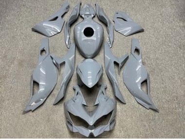 Großhandel Kawasaki ZX4R ZX-4RR Motorrad Verkleidung 2019-2025 - Glanzendes Nardo Grau