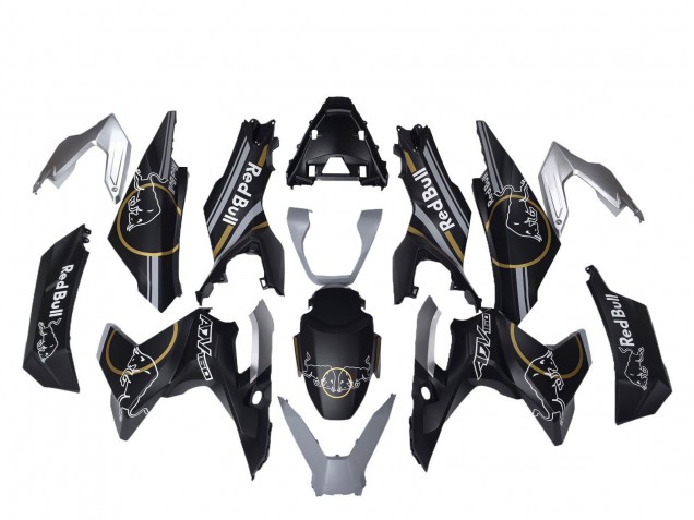 Großhandel Honda ADV160 Motorrad Verkleidung 2022-2024 - Matt Schwarz Gold Red Bull