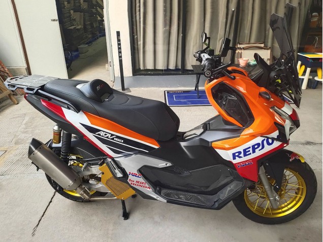 Großhandel Honda ADV160 Motorrad Verkleidung 2022-2024 - Orange Weiss Rot Blau Repsol Red Bull