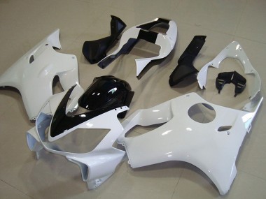 Großhandel Honda CBR600 F4i Motorrad Verkleidung 2001-2003 - Weiss Glanzendes Schwarz