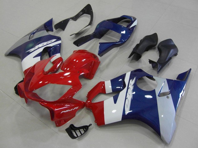Großhandel Honda CBR600 F4i Motorrad Verkleidung 2001-2003 - Weiss Blau Rot