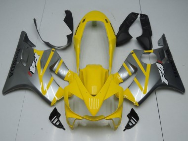 Großhandel Honda CBR600 F4i Motorrad Verkleidung 2004-2007 - Gelb Silber