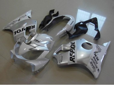 Großhandel Honda CBR600 F4i Motorrad Verkleidung 2004-2007 - Weiss Silber Schwarz Repsol