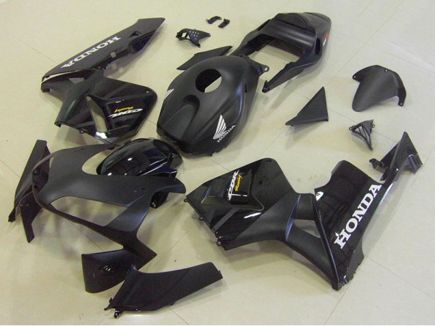 Großhandel Honda CBR600RR Motorrad Verkleidung Kit 2003-2004 - Glanzendes Schwarz Matt Schwarz