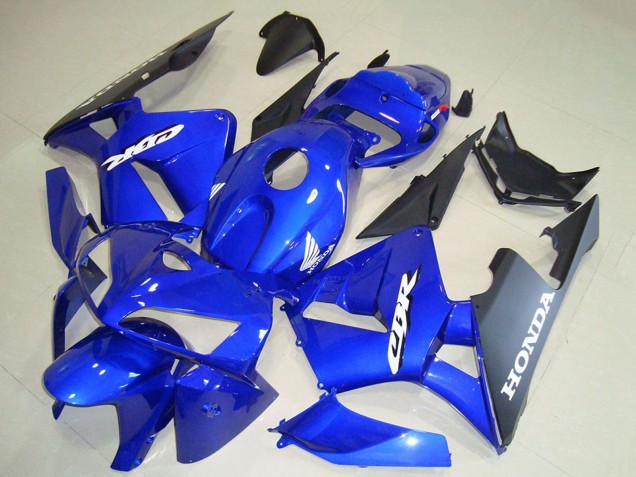 Großhandel Honda CBR600RR Motorrad Verkleidung 2005-2006 - Blau Schwarz Weiss Aufkleber