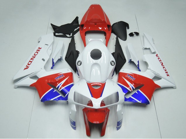Großhandel Honda CBR600RR Motorrad Verkleidung Kit 2005-2006 - Weiss Rot Blau HRC