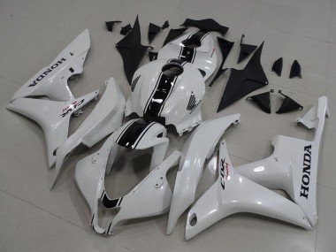Großhandel Honda CBR600RR Motorrad Verkleidung Kit 2007-2008 - Weiss Glanzendes Schwarz