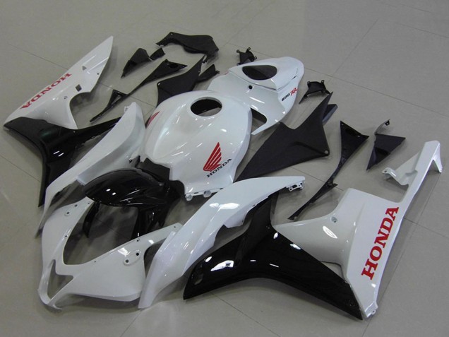 Großhandel Honda CBR600RR Motorrad Verkleidung 2007-2008 - Weiss Glanzendes Schwarz Rot