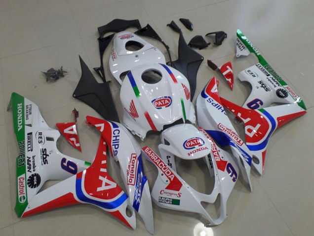 Großhandel Honda CBR600RR Motorrad Verkleidung 2007-2008 - Weiss Rot Blau Grun Pata 6