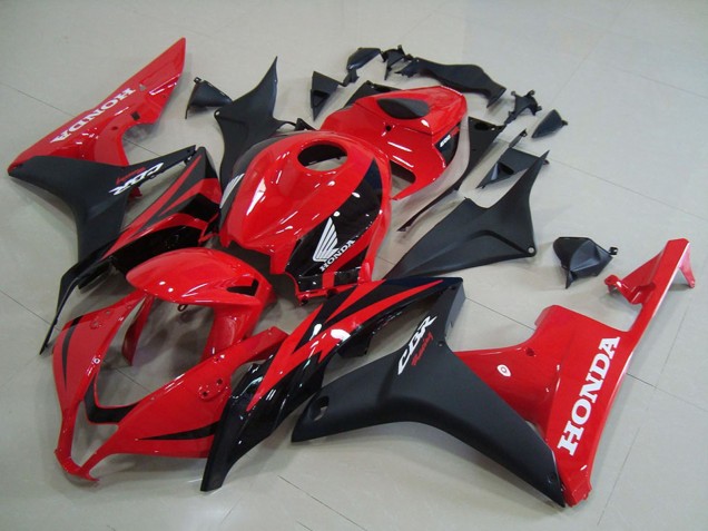 Großhandel Honda CBR600RR Motorrad Verkleidung 2007-2008 - Rot Matt Schwarz OEM Stil