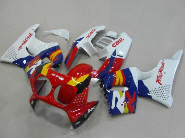 Großhandel Honda CBR900RR 893 Motorrad Verkleidung 1992-1993 - Weiss Rot Blau Gelb