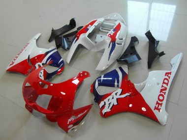 Großhandel Honda CBR900RR 893 Motorrad Verkleidung 1996-1997 - Weiss Rot Blau