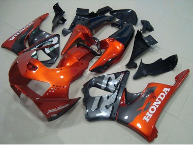 Großhandel Honda CBR900RR 919 Motorrad Verkleidung 1998-1999 - Orange Grau