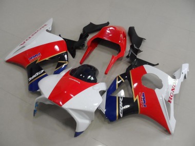 Großhandel Honda CBR900RR 954 Motorrad Verkleidung 2002-2003 - Rot Weiss Dunkel Blau