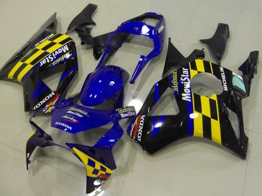 Großhandel Honda CBR900RR 954 Motorrad Verkleidung 2002-2003 - Blau MoviStar