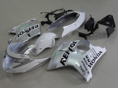 Großhandel Honda CBR1100XX Blackbird Motorrad Verkleidung 1996-2007 - Weiss Schwarz Repsol