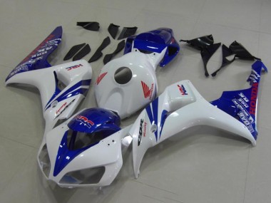 Großhandel Honda CBR1000RR Motorrad Verkleidung 2006-2007 - Weiss Blau Rot HRC