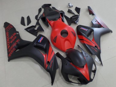 Großhandel Honda CBR1000RR Motorrad Verkleidung 2006-2007 - Rot Matt Schwarz