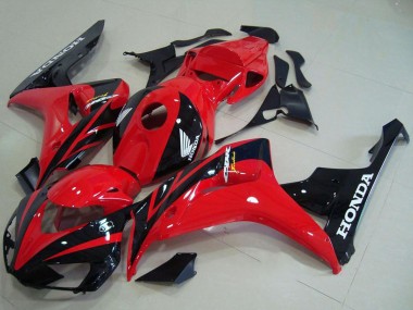Großhandel Honda CBR1000RR Motorrad Verkleidung Kit 2006-2007 - Rot Glanzendes Schwarz