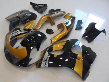 Großhandel Suzuki GSXR 600 Motorrad Verkleidung 1996-2000 - Gold Schwarz