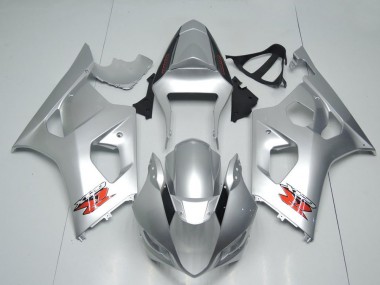 Großhandel Suzuki GSXR 1000 Motorrad Verkleidung 2003-2004 - Silber Rot OEM Stil